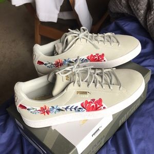 Puma Suede Embroidered Shoes